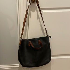 Madewell leather tote bag
